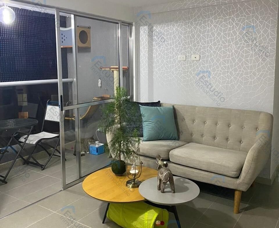 VENTA APARTAMENTO MEDELLIN LOMA DE LOS BERNAL COD 1800747